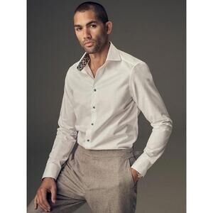 Stenströms Contrast Detail Fitted Body, Twofold Super Cotton